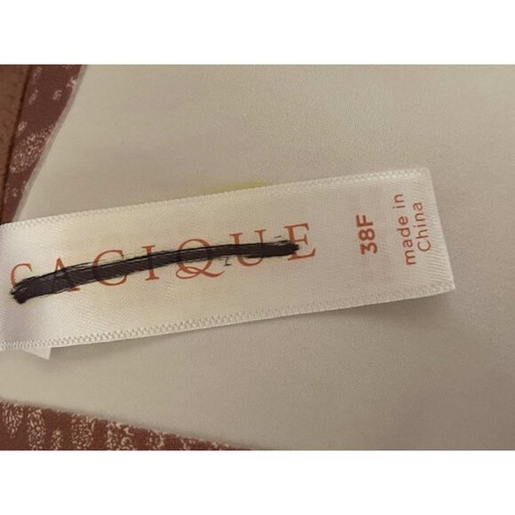 Cacique Lightly Lined Full Coverage Animal Print Bra 38F - Picture 5 of 6